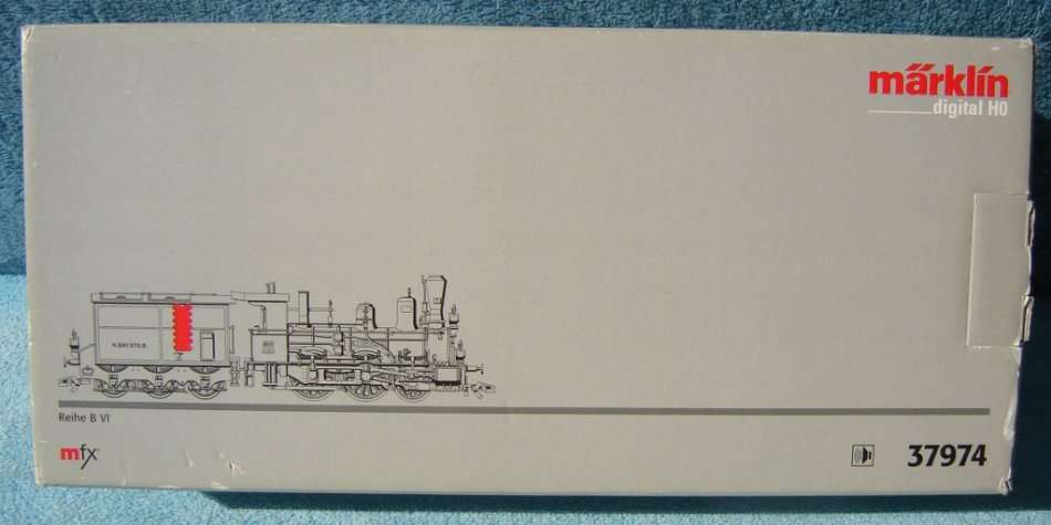 Marklin HO gauge K.Bay Steam Locomotive No. 37974 - MFX