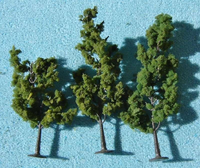 3 Faller HO gauge Trees
