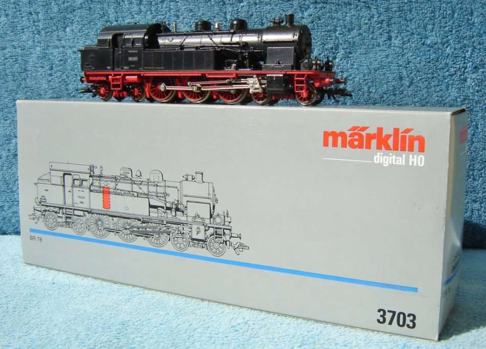 Marklin HO gauge BR78 Steam Locomotive No. 3703 - Digital