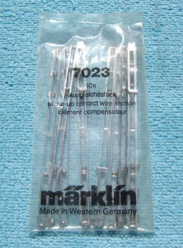 Marklin HO gauge Contact Wire Section No. 7023