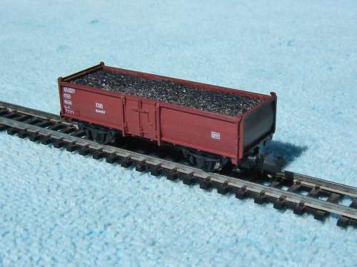 Roco N Gauge Gondola Wagon with Coal Load
