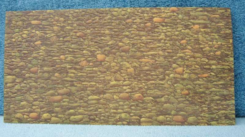 Faller HO gauge Embossed Card Wall Section No. 5520/N