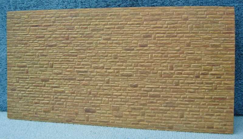 Faller HO gauge Embossed Card Wall Section No. 5520/5