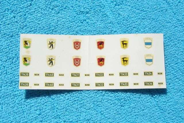 Marklin HO gauge transfers