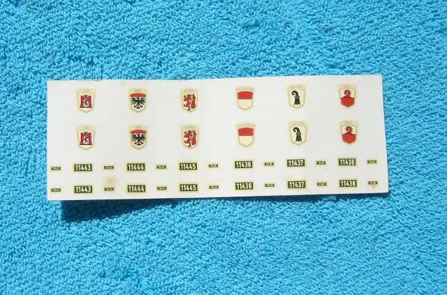 Marklin HO gauge transfers