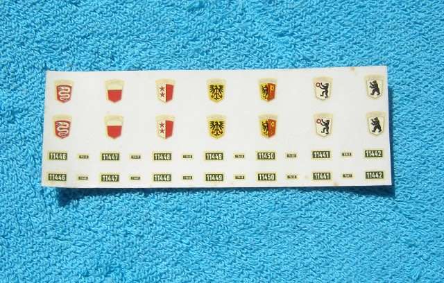 Marklin HO gauge transfers