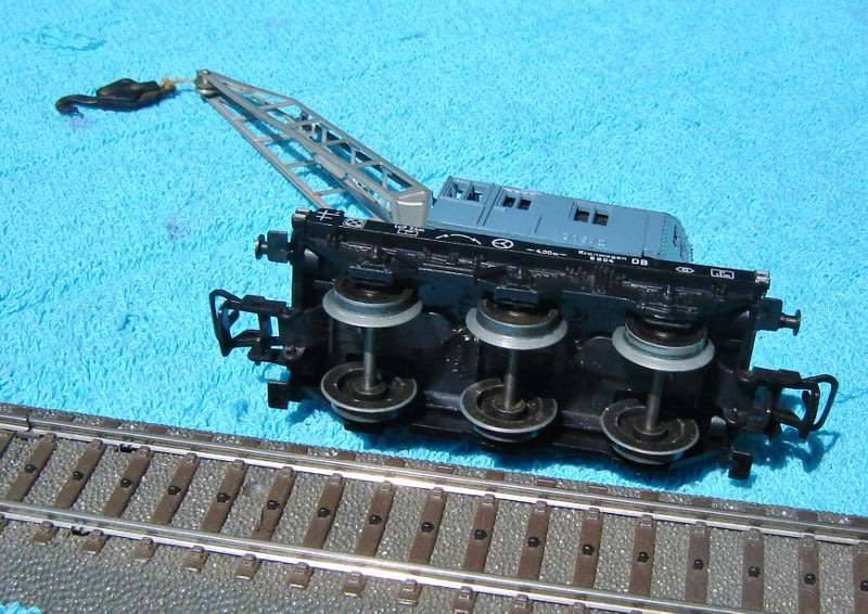 Marklin HO gauge Crane with Flat Wagon