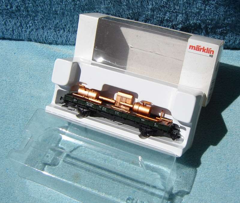 Marklin HO gauge Rare Stake Car with Load No. 46364