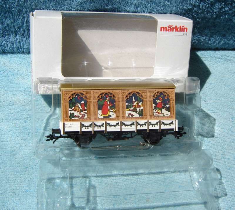 Marklin HO gauge Rare Christmas Car with Interior light for 2007 No. 48407