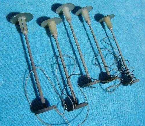 Marklin HO gauge Station Platform lights x 5