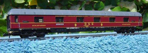 Minitrx N gauge Sleeping Car
