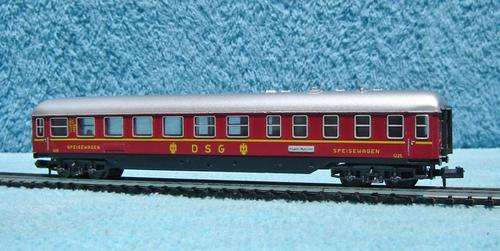 Minitrix N gauge Dining Car