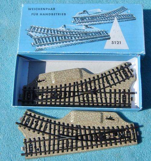 Marklin HO gauge M-track Manual Operated Points No. 5121