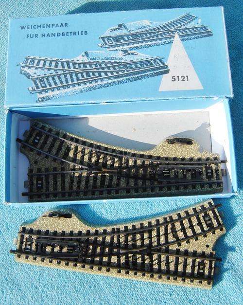 Marklin HO gauge M-track Manual Operated Points No. 5121