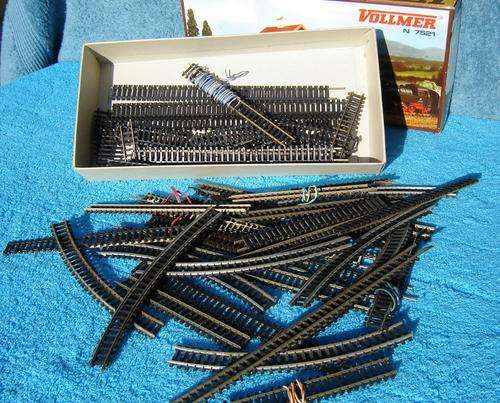 N gauge Track Pieces Job Lot