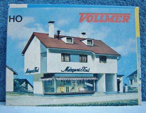 Vollmer HO gauge Rare Butcher Shop No. 3722