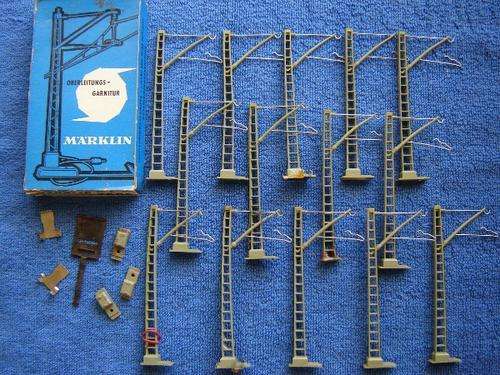 Marklin HO gauge catenary masts - 7009