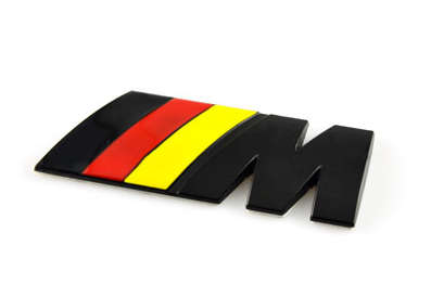 M power Motorsport Metal Badge (YELLOW)