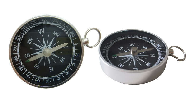 MINI ALUMINIUM CAMPING/HIKING NAVIGATION COMPASS
