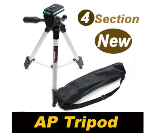 AP 4 SECTION TRIPOD (CAMERAS & CAMCORDERS)