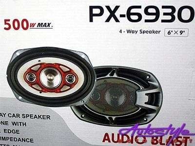 AUDIOBLAST 6X9 500 WATTS