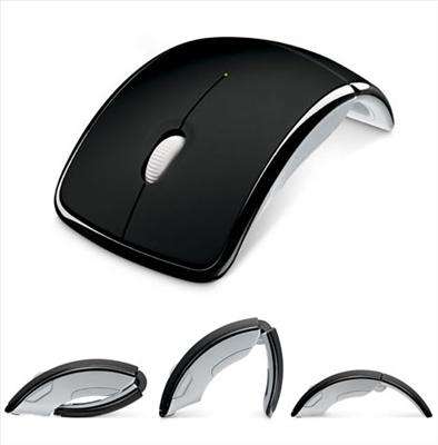 ARC FOLDING FOLDABLE 2.4G WIRELESS OPTICAL MOUSE