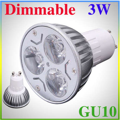 DIMMABLE GU10 3W LED BULBS