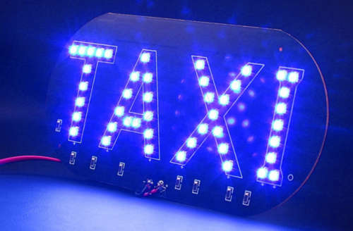Taxi LED Car Windscreen Cab indicator lamp
