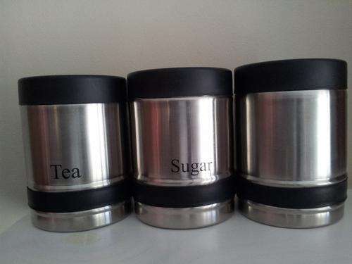 3X Kitchen Cannisters