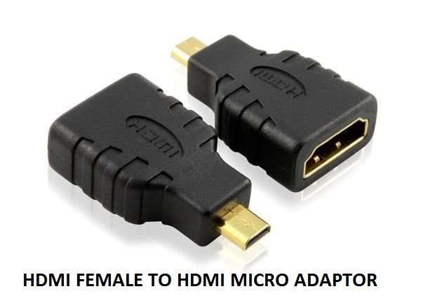HDMI MICRO TO HDMI FEMALE ADAPTOR