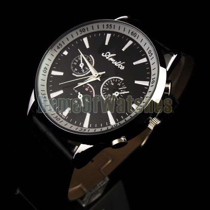 MENS DIAL ANALOG WRIST WATCH (HIGH QUALITY)