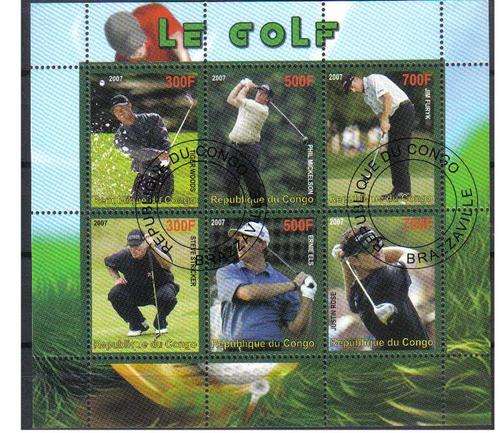 CINDERELLA SHEET - GOLF STARS, CTO MS, CONGO 2007