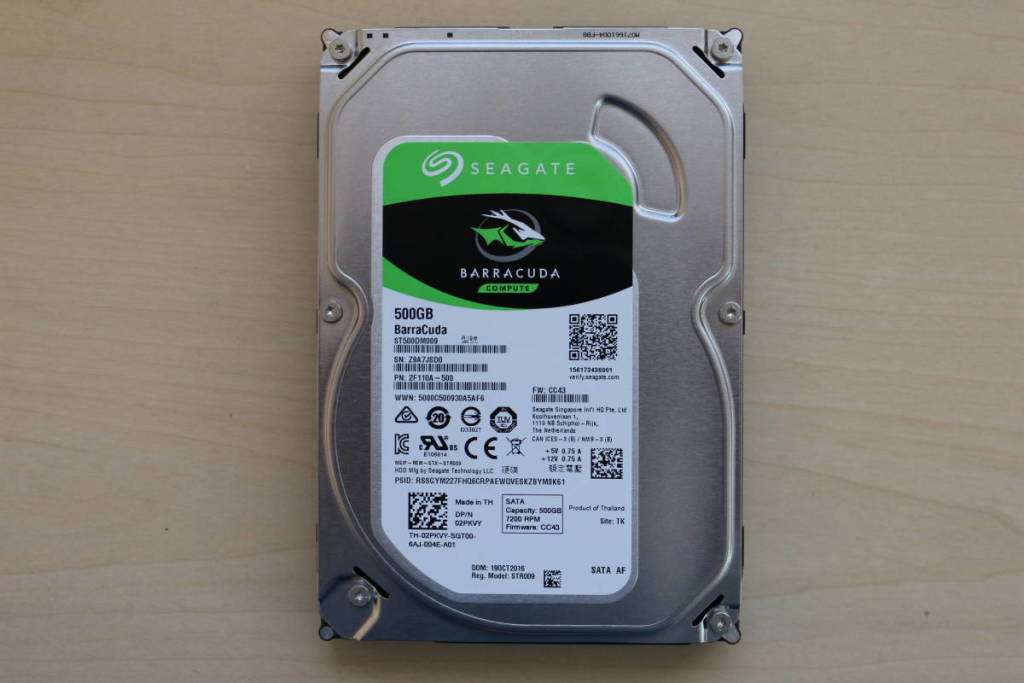 Seagate ST500DM009 Barracuda 500GB 7200RPM SATA 6Gb/s 32MB Cache 3.5` Desktop Hard Drive