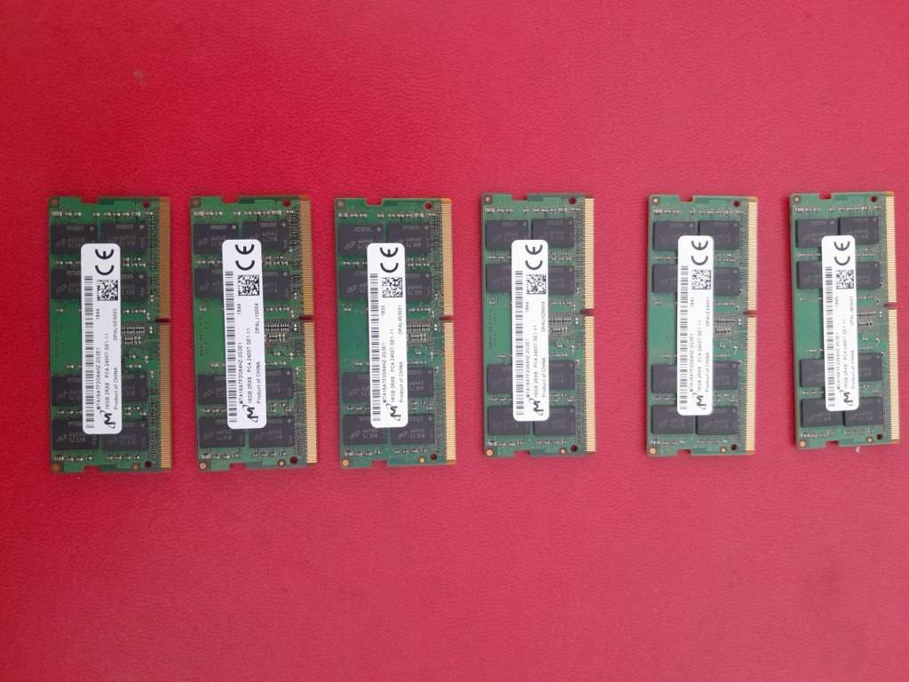 Micron 16GB 2Rx8 PC4-2400T SODIMM DDR4 Laptop Memory (Priced to Clear)