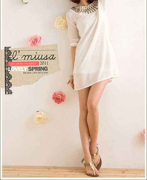 Long Sleeve Cotton Long Top