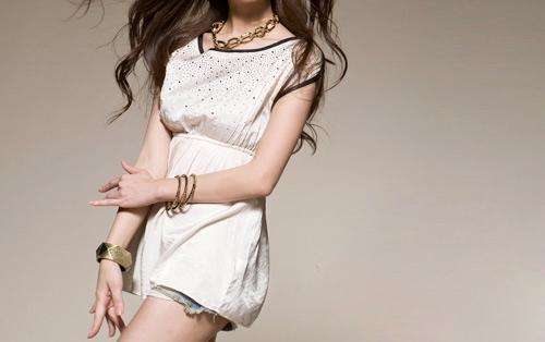 Satin white blouse size small