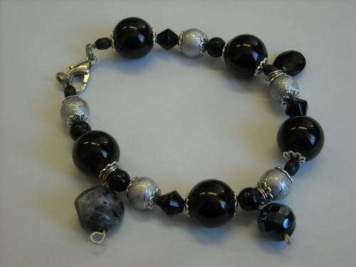 Gray and Black braclet