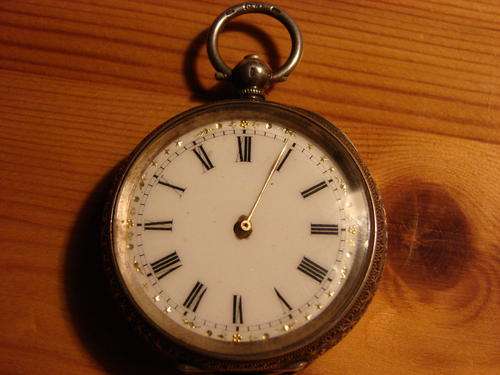pocket watch  solid  silver