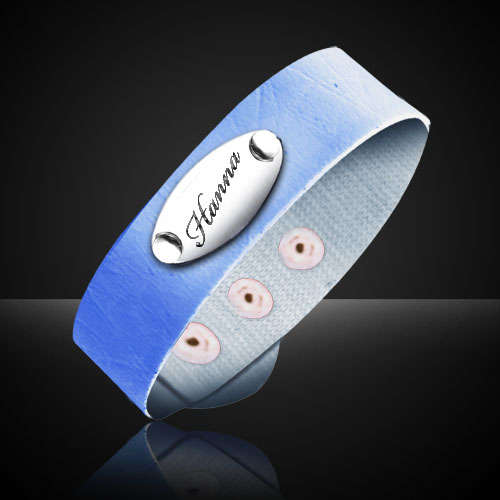 Blue Montana Strap with Free Engraving