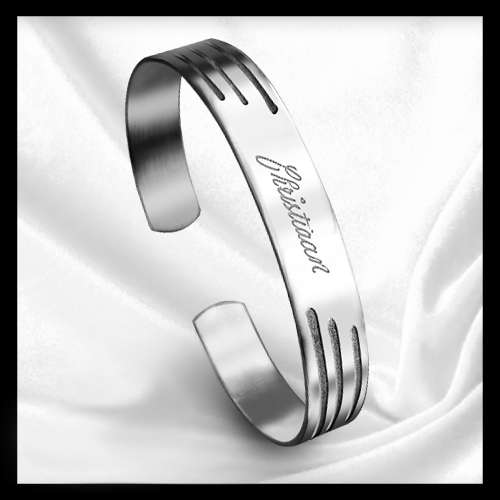 Stainless Steel Cuff Bracelet with Free Engraving