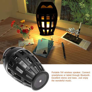 FLAME ATMOSPHERE SPEAKER led color changing light with Bluetooth
