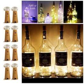 Wine Bottle Lights Copper Wire Bottle Lights for DIY, Parties, Deco