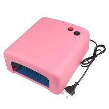 36W UV Nail Lamp Dryer, For Gel Based Polishes Manicure With Timer
