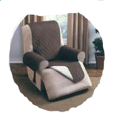 Reversible Couch cover Sofa Coat for Single / Recliner Seats Protective Cover