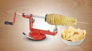 Spiral Potato Slicer for Quick Potato Slices at Parties