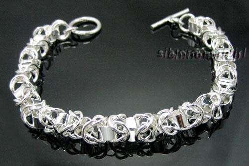 BEAUTIFUL STERLING SILVER ELECTROPLATED WILDBASKET BRACELET