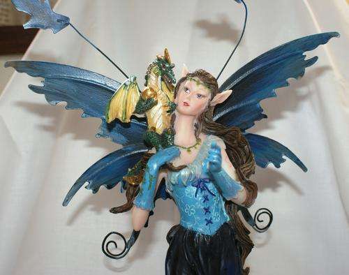 Stunning Large Fairy ~ 29cm~ with Dragon Companion ~ Unbelievable Price ~ Stock Clearance