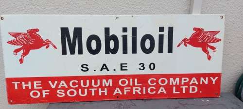Mobil oil sign