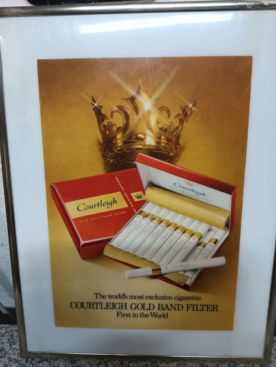 Courtleigh cigarette advertising