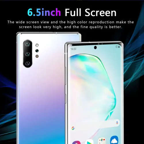 6.5 inch Note 10+ Android 9.0 6GB RAM 128GB ROM Dual Sim (Black) IN STOCK